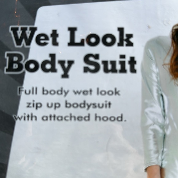 NEW in package - Music Legs - Wet Look Body Suit - size XS - Picture 4 of 7